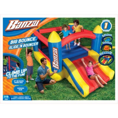 Banzai Big Bounce 'N Slide Bouncer   555488885